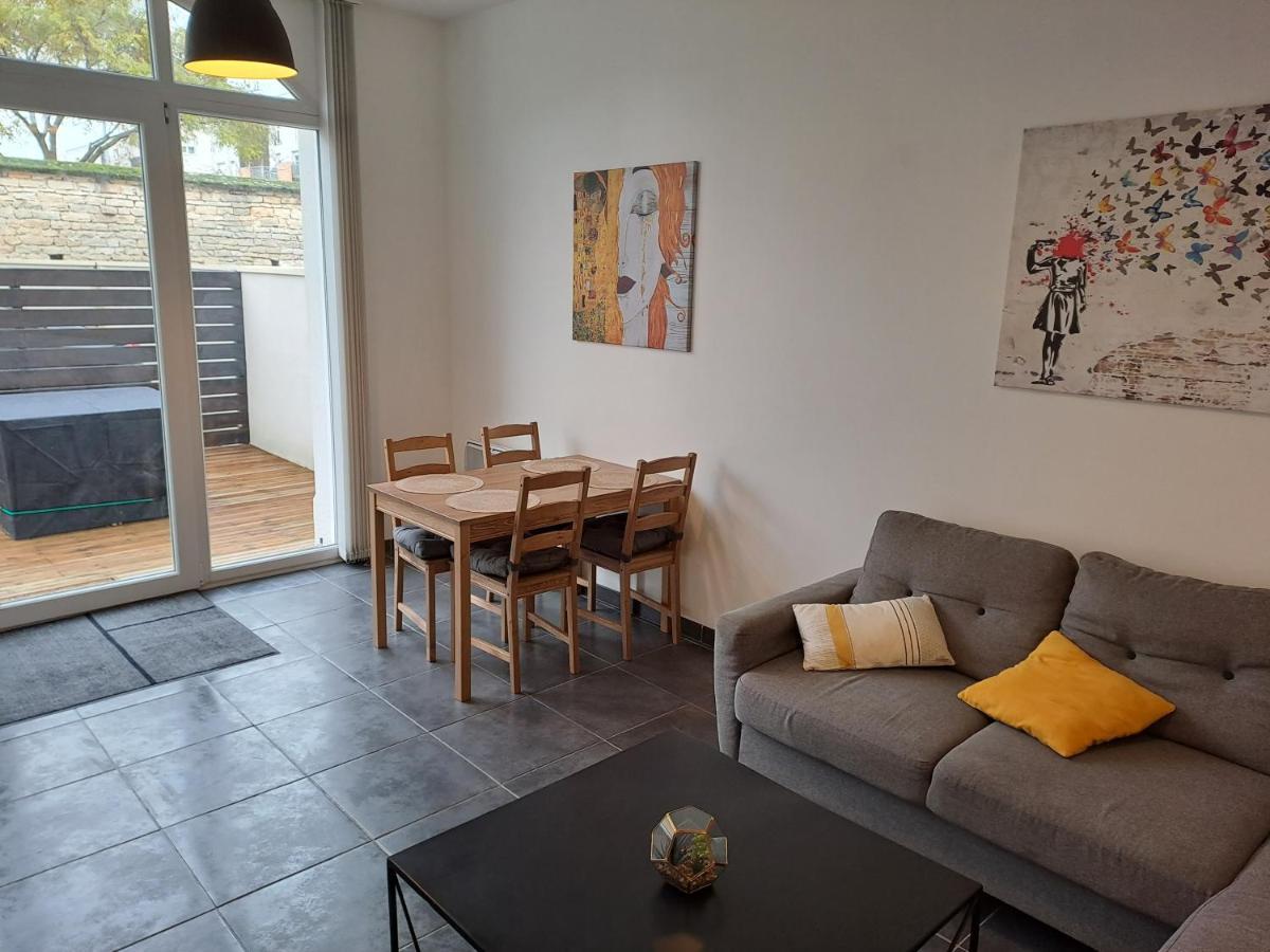 Bel Appartement Grande Terrasse Avec Parking A Дижон Екстериор снимка